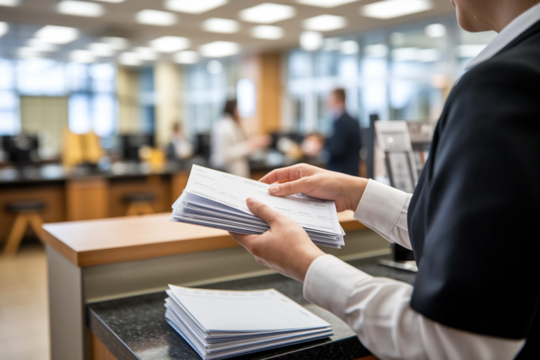 guichetier-comptoir-cheques-visage-flou