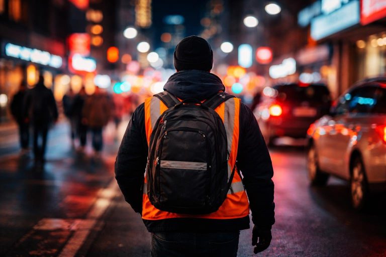 travailleur-nuit-rue-urbaine-bokeh